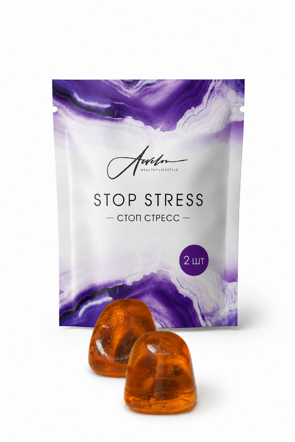 Acvelon Stop Stress — упаковка и пастилки